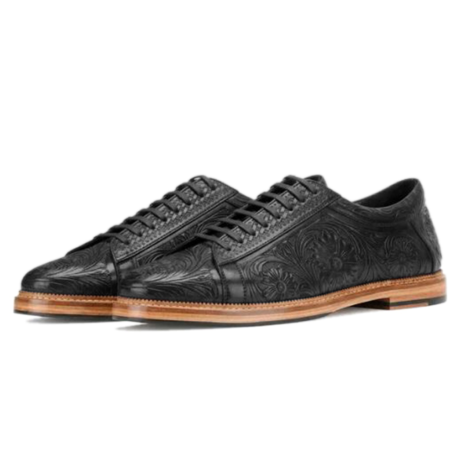 Strumento Handtooled Derby in Black