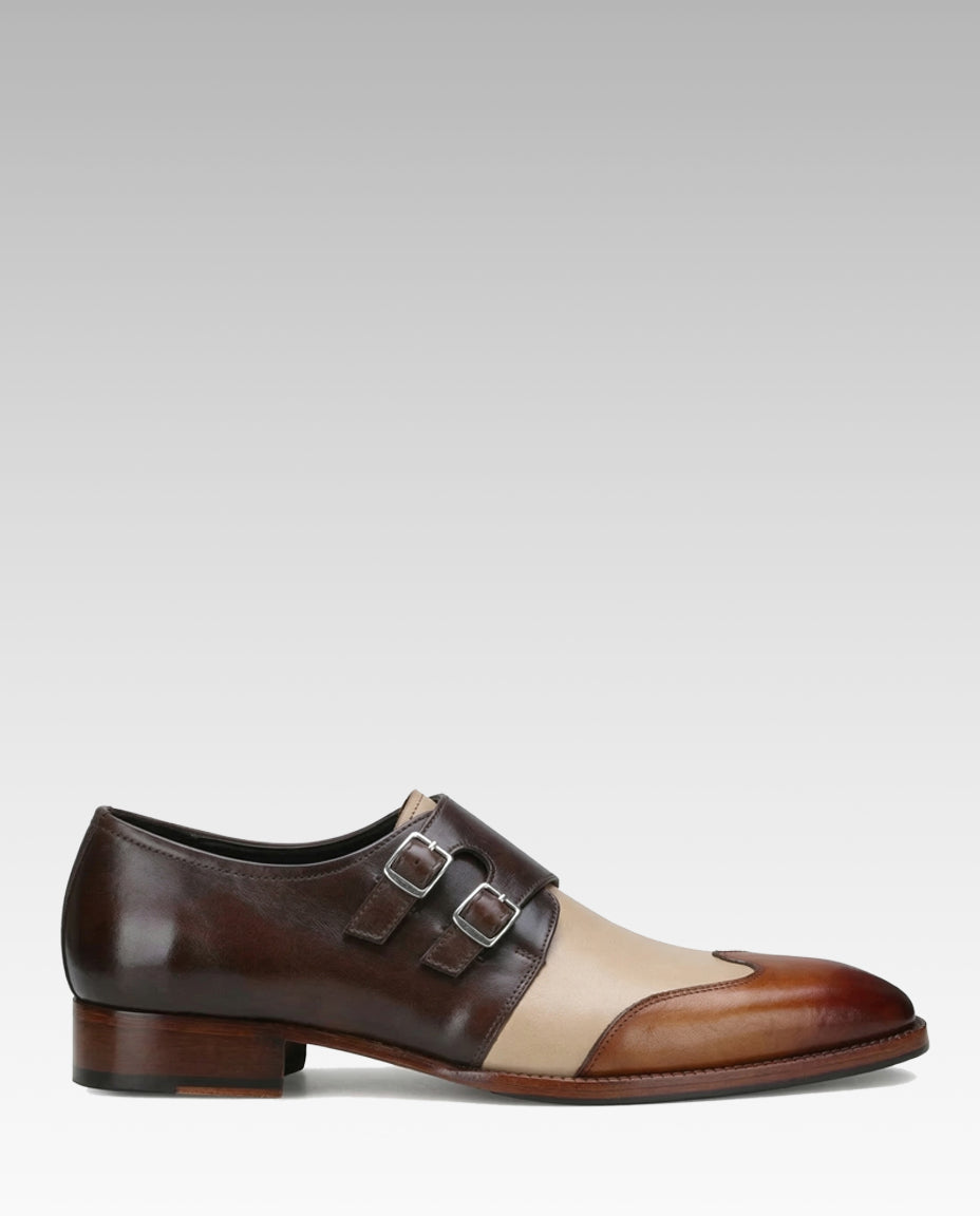 Escaro Royale Modevo Designer Double Monk in Brown