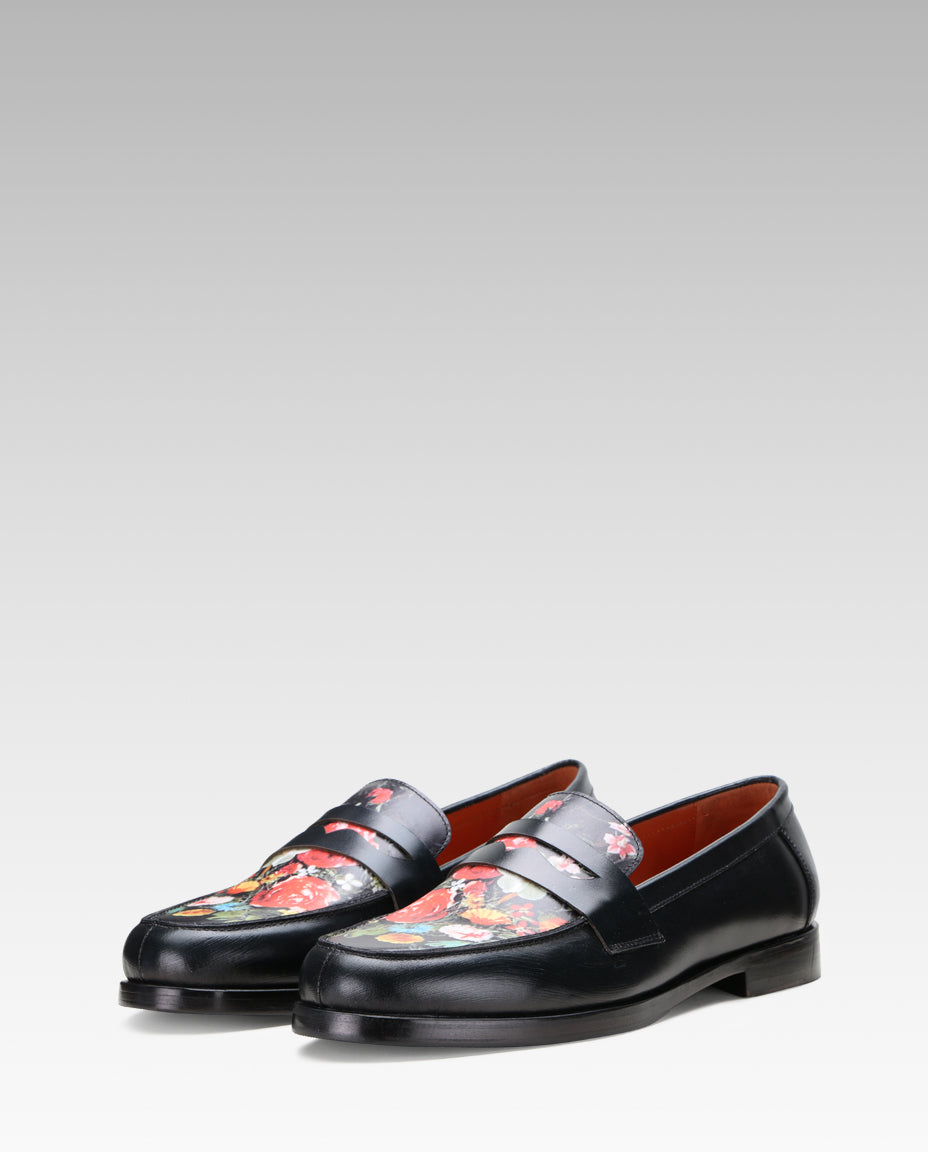 Escaro Royale Camden Craft Loafers in Black