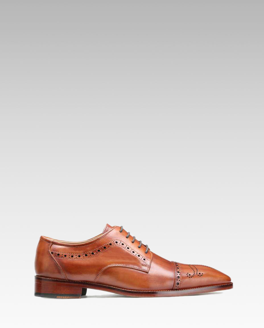 Brown Designer Derby Shoes