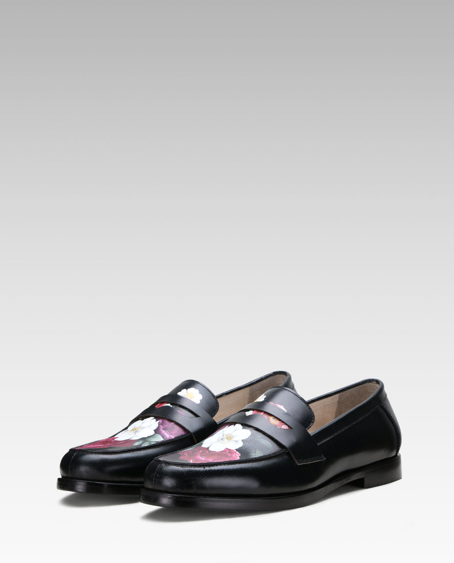 Escaro Royale Camden Craft Loafers in Black