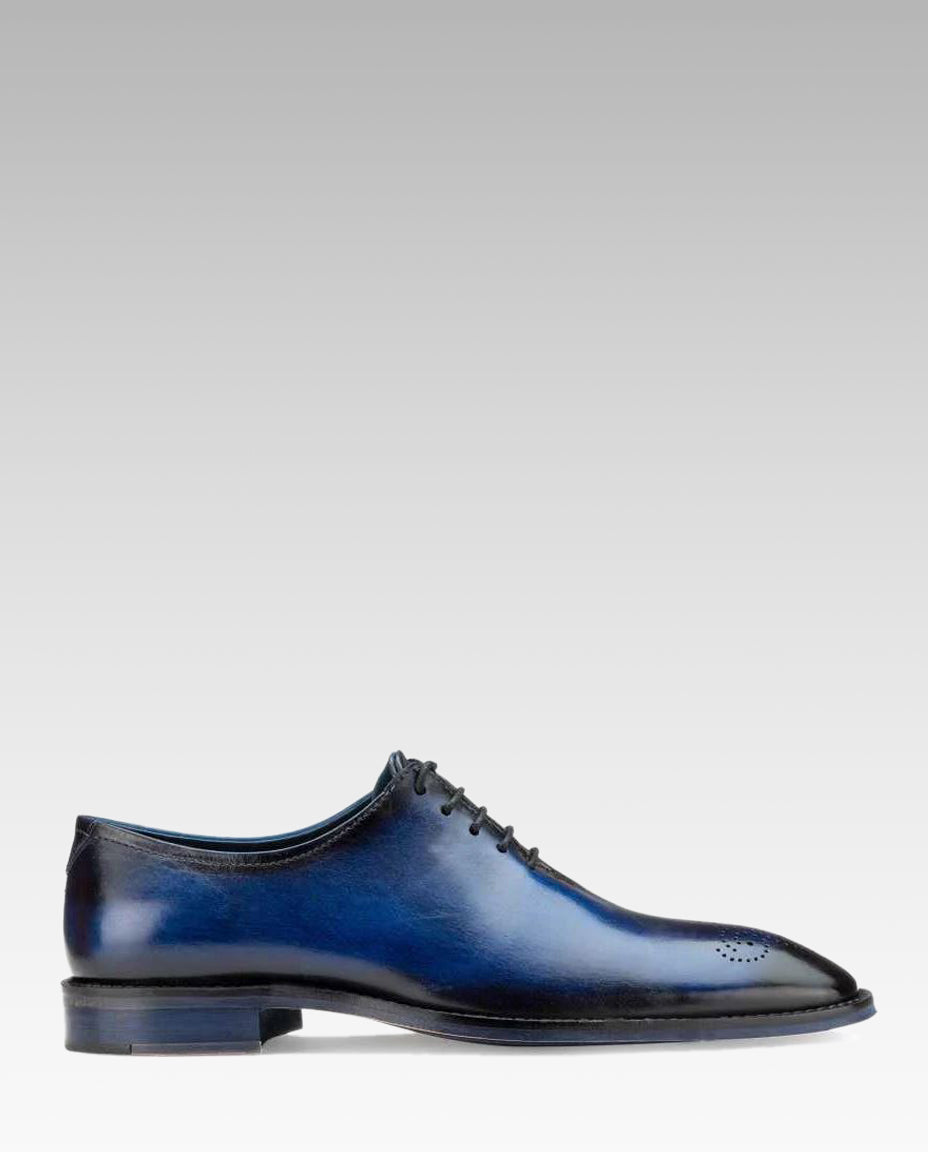 Blue Medallion Wholecut Oxfords