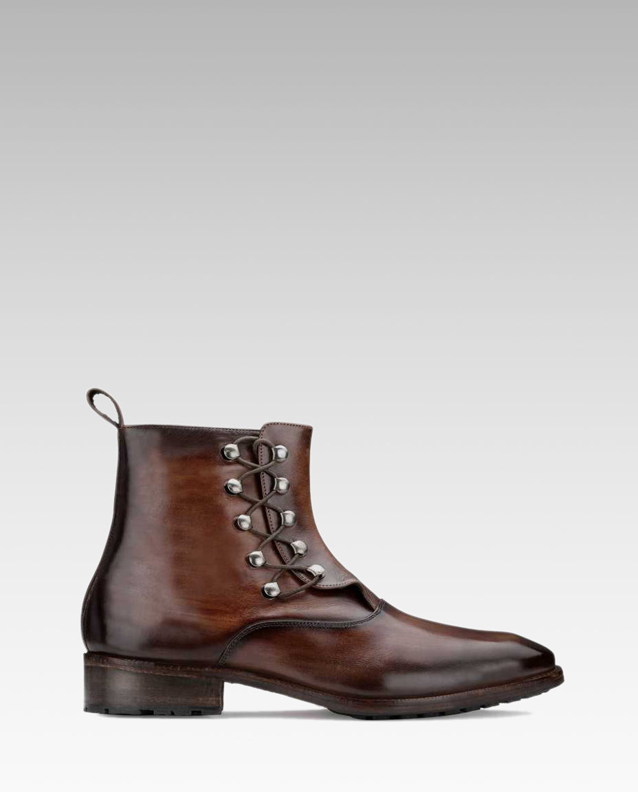 The Francisco Ankle Boot In Brown