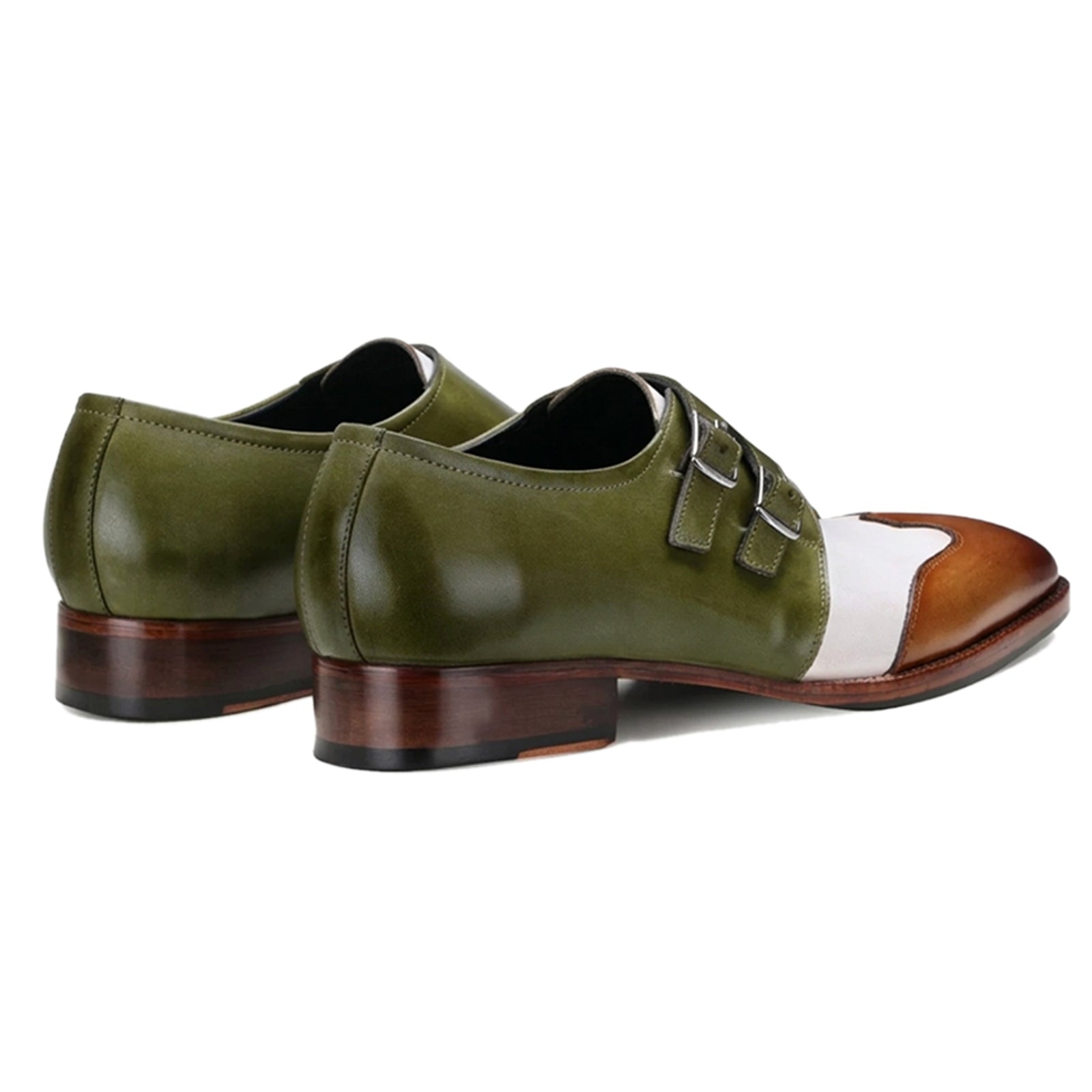 Escaro Royale Modevo Designer Double Monk in Olive