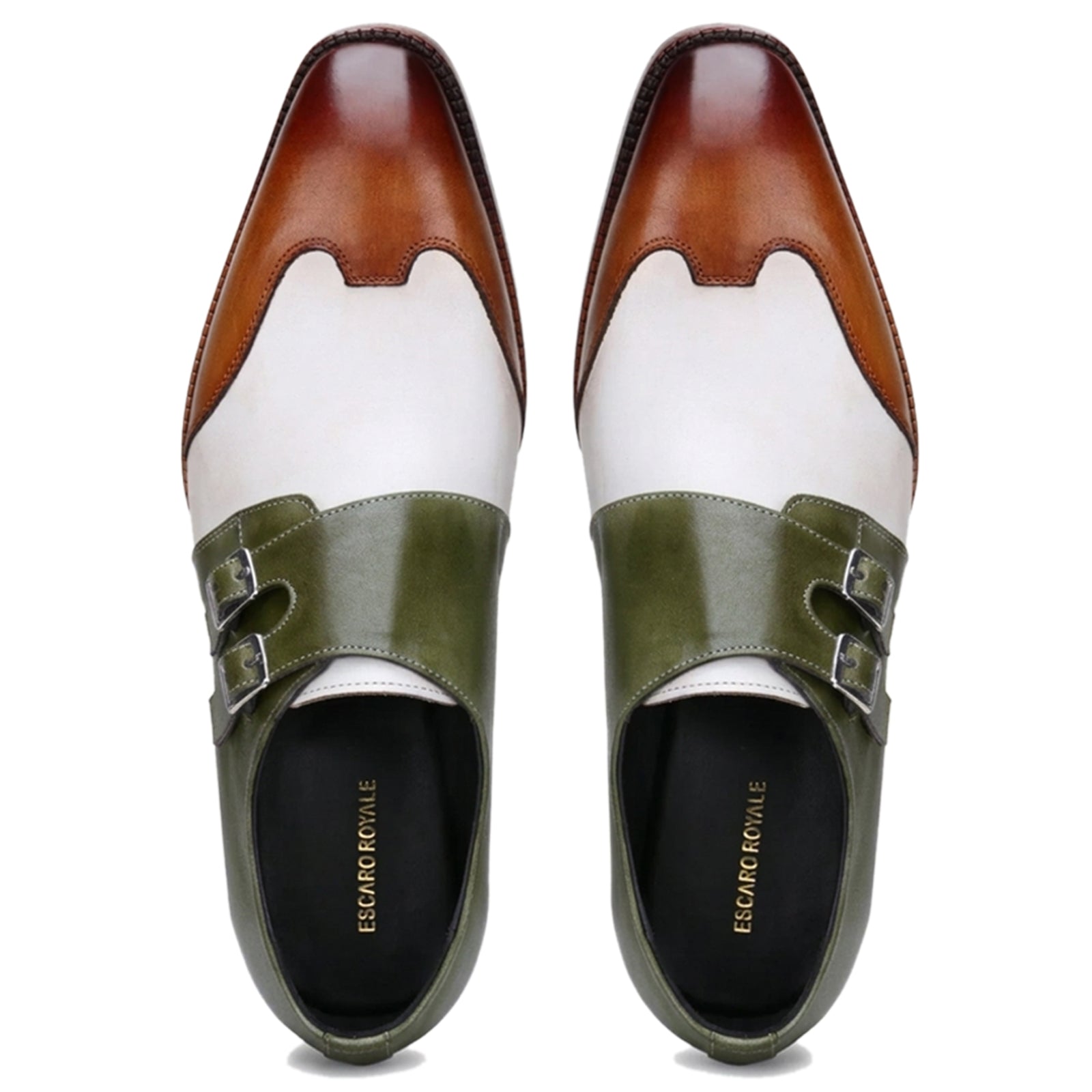 Escaro Royale Modevo Designer Double Monk in Olive
