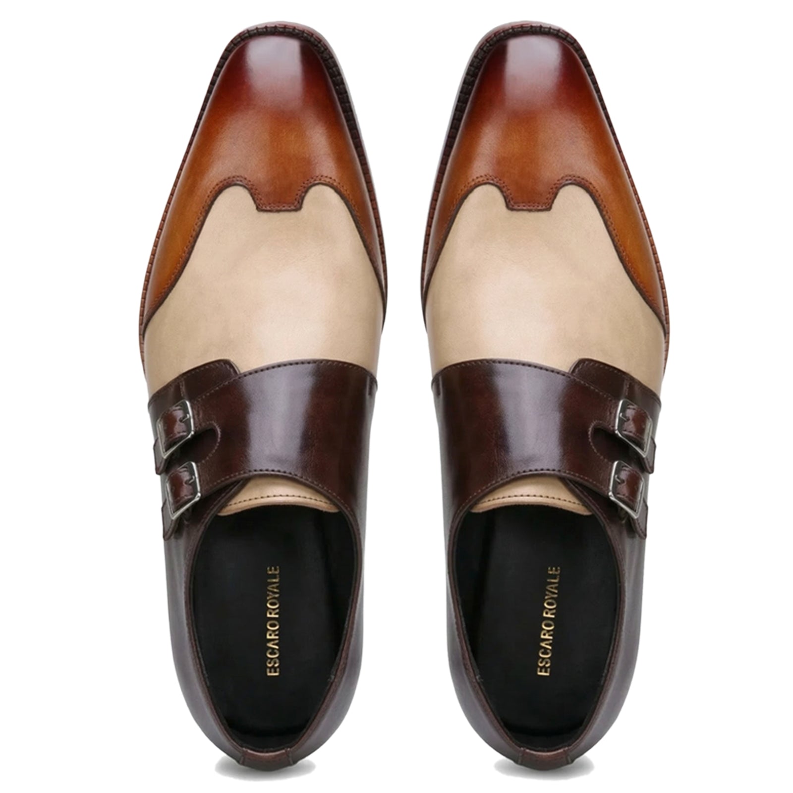 Escaro Royale Modevo Designer Double Monk in Brown