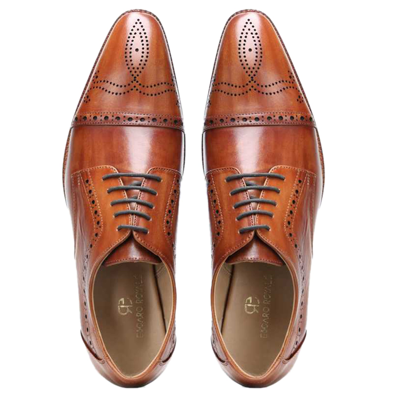 Brown Designer Derby Shoes
