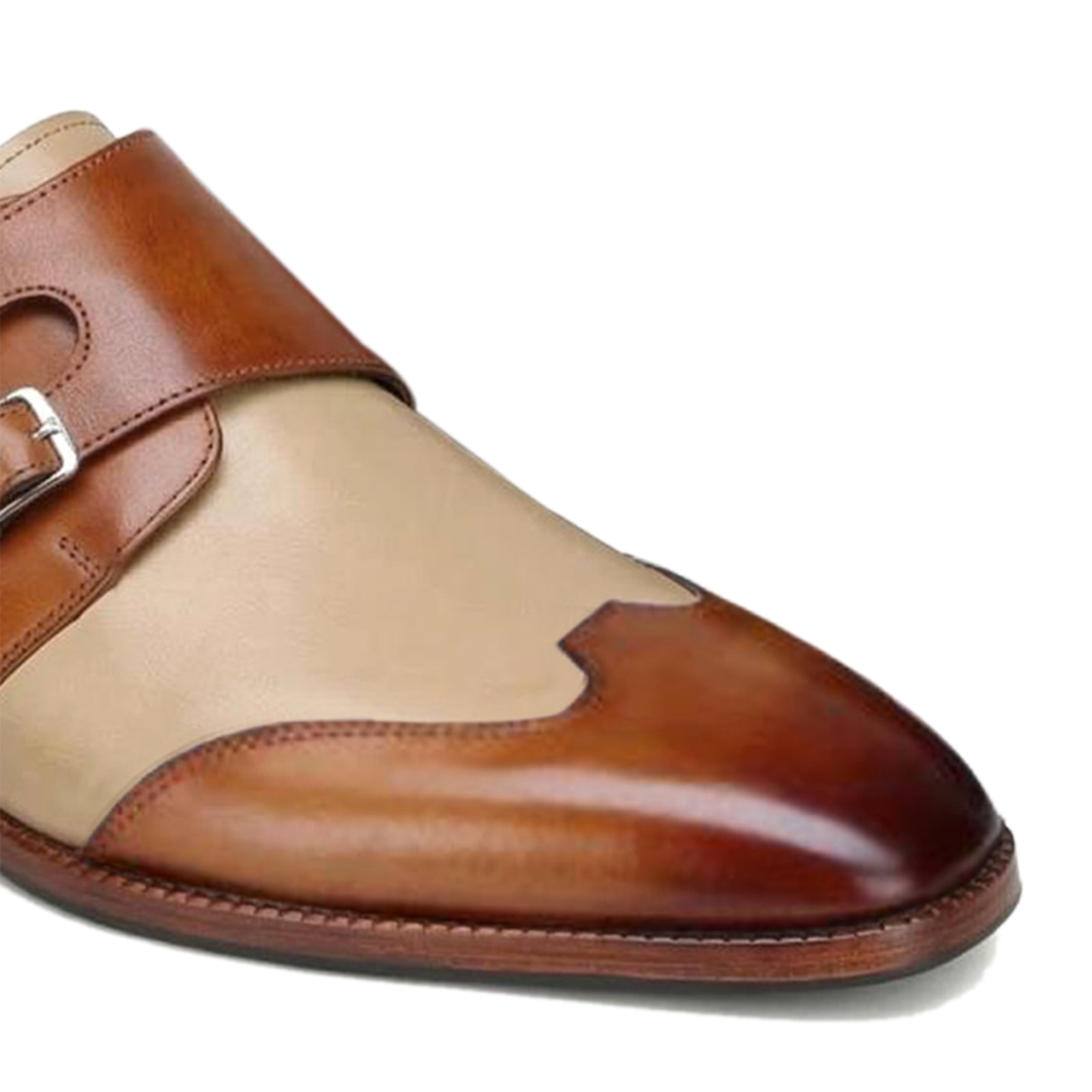 Escaro Royale Modevo Designer Double Monk in Tan