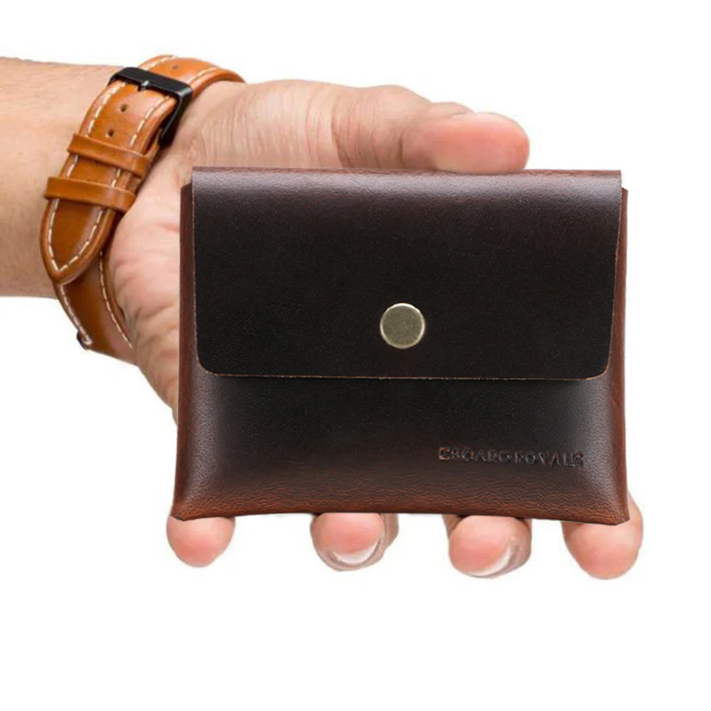 LUCIFER Men's Luxury Leather Card Holder