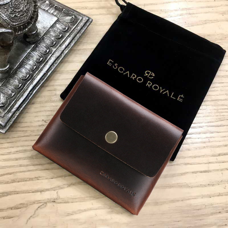 LUCIFER Men's Luxury Leather Card Holder