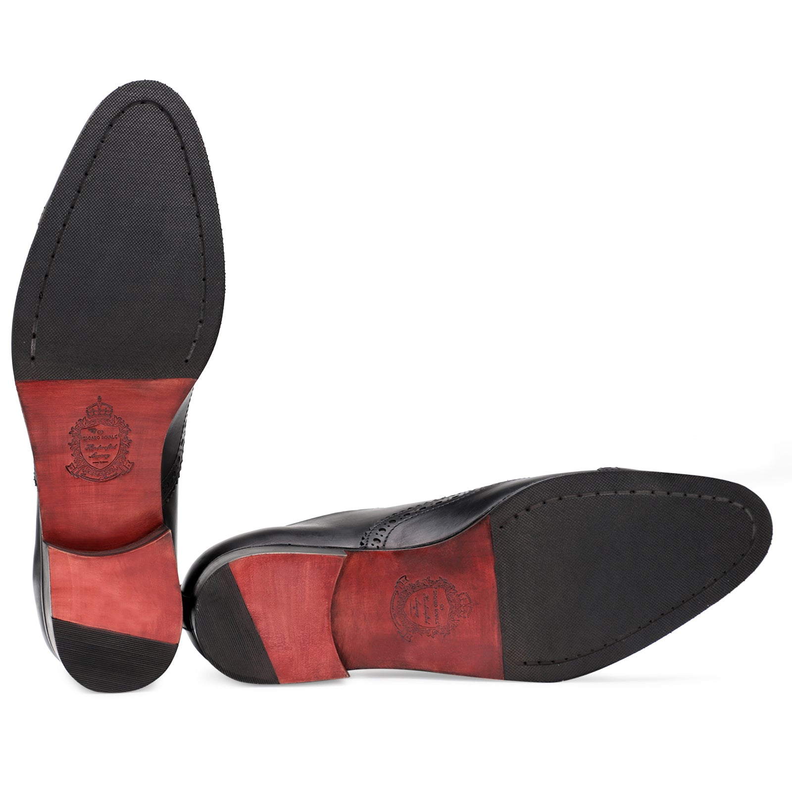 The Vienna Toecap Oxfords In Black