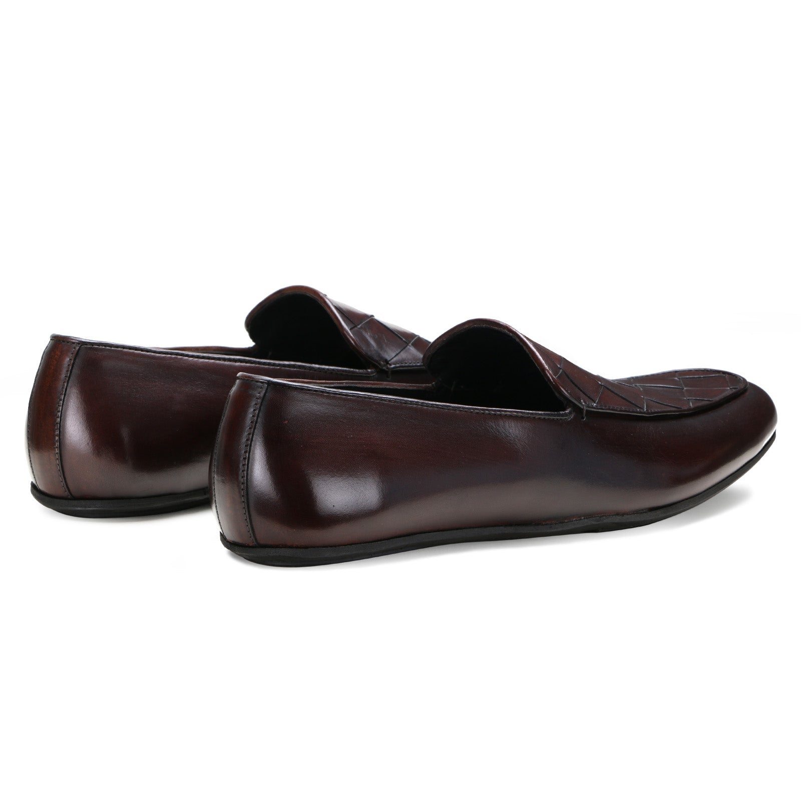 Escaro Royale Fayden Weaved Loafer in Brown
