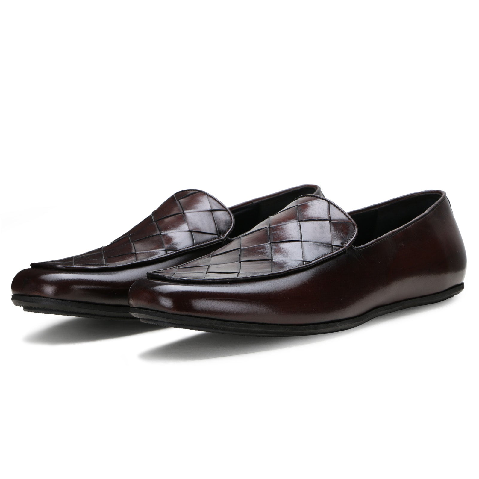 Escaro Royale Fayden Weaved Loafer in Brown