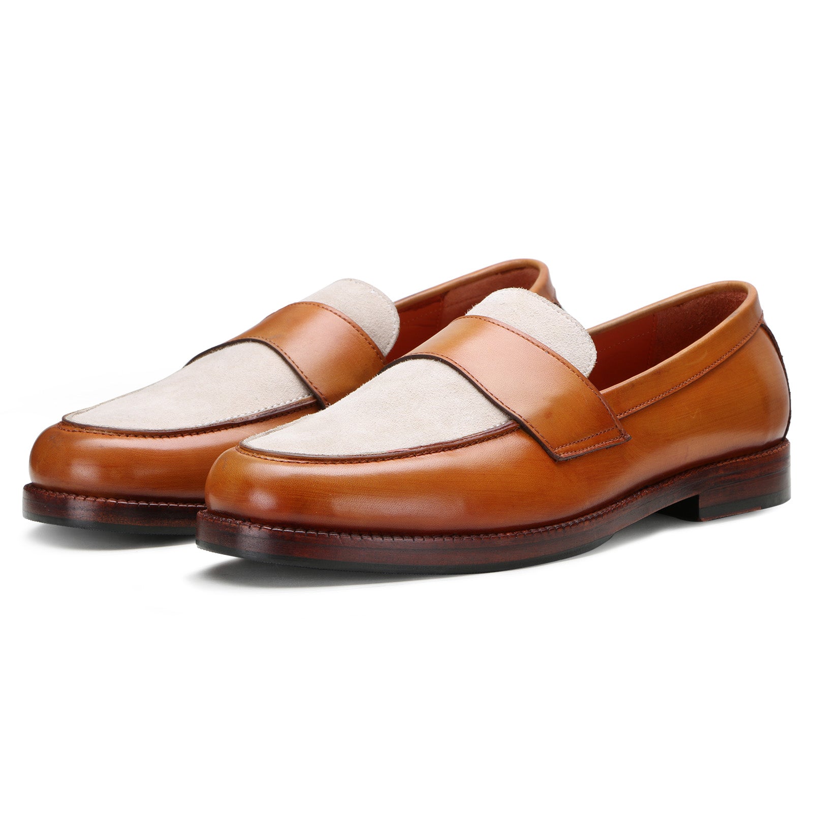 Escaro Royale Sterling  Leather shoes in Beige Tan for Men