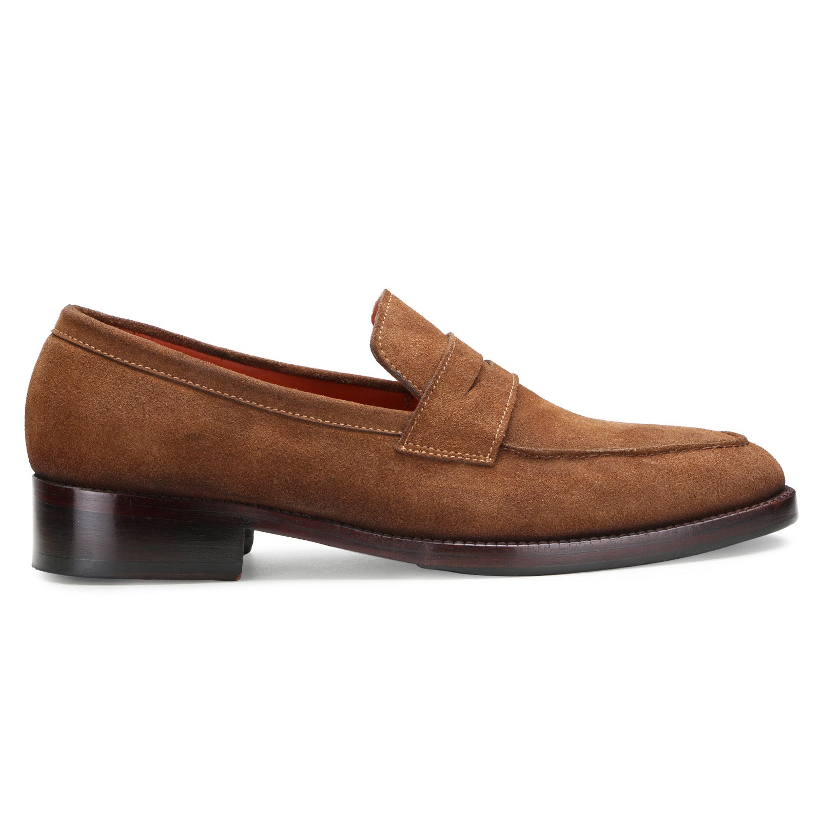 Escaro Royale Stravon Suede Loafers in Brown