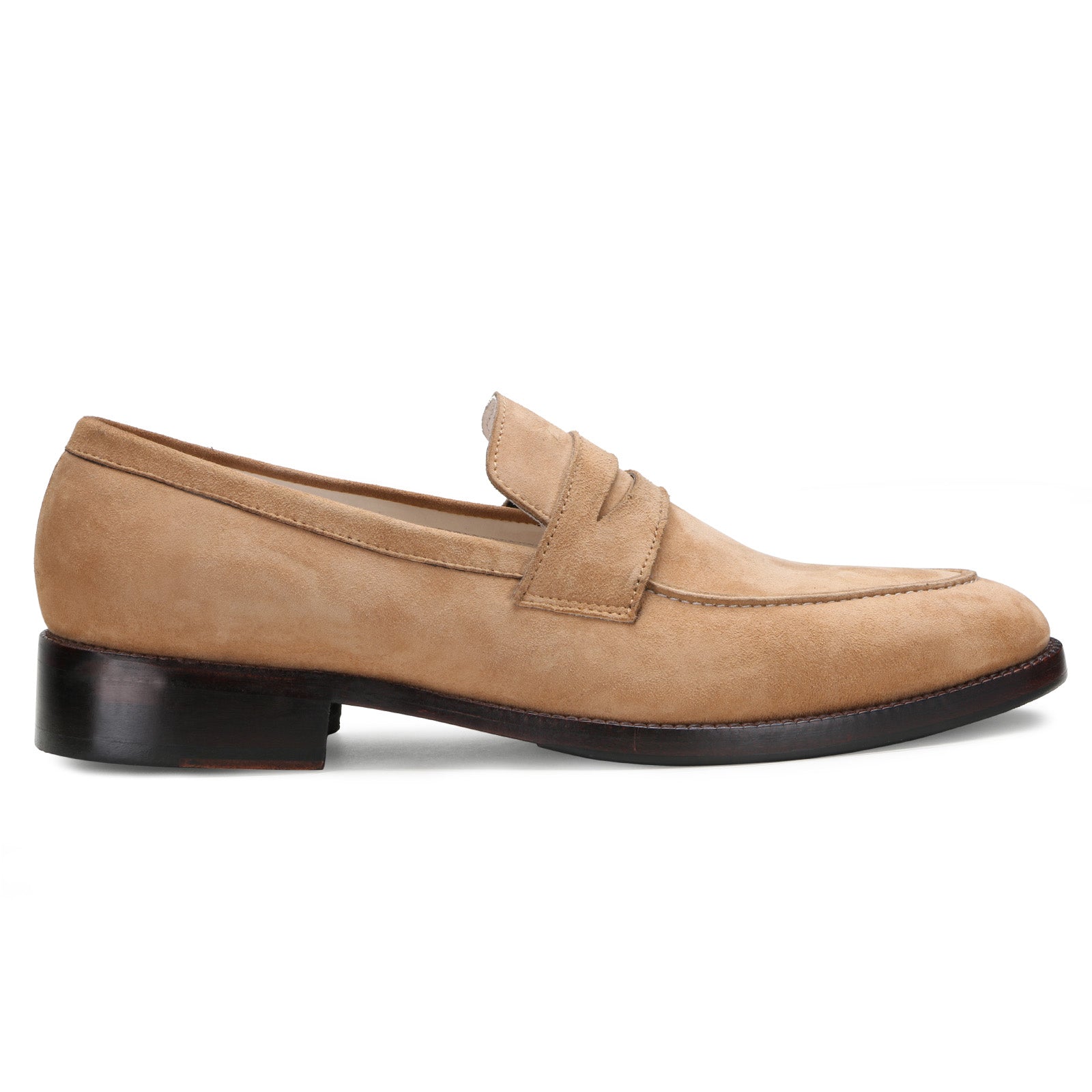 Escaro Royale Stravon Suede Loafers in Tan