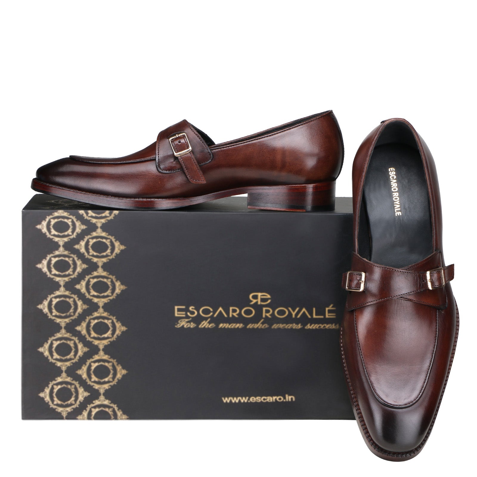 Escaro Royale Luxeon Cross Monk in Brown