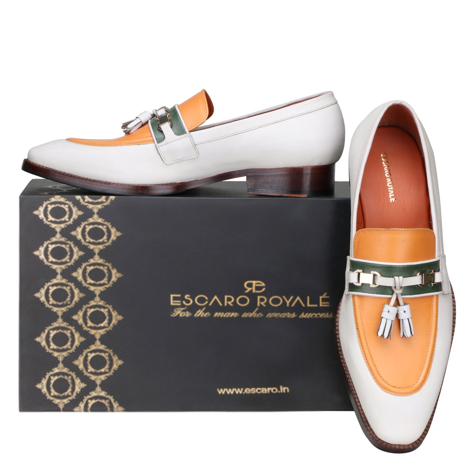 Escaro Royale Brooks Tassel Loafers