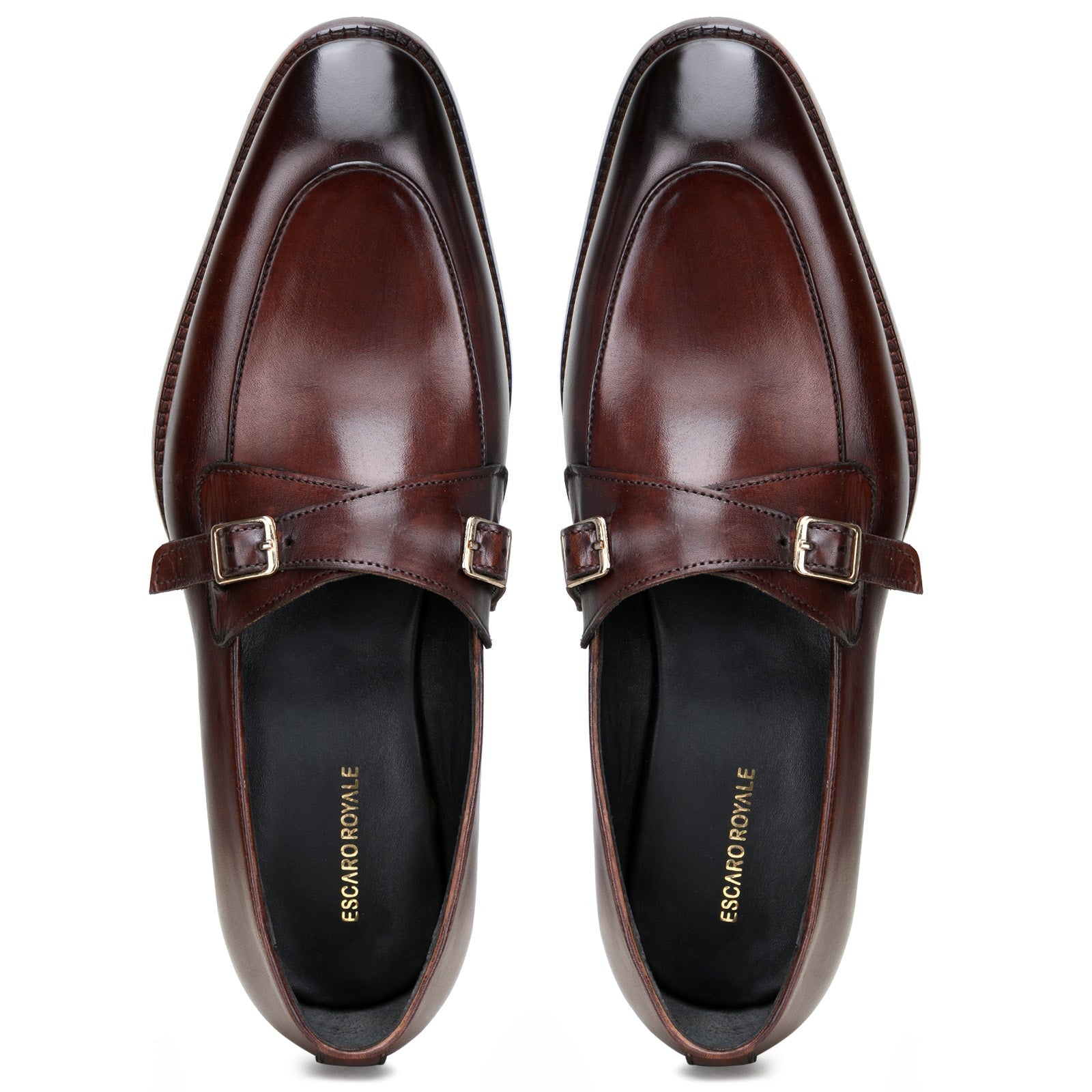 Escaro Royale Luxeon  Leather shoes in Brown for Men