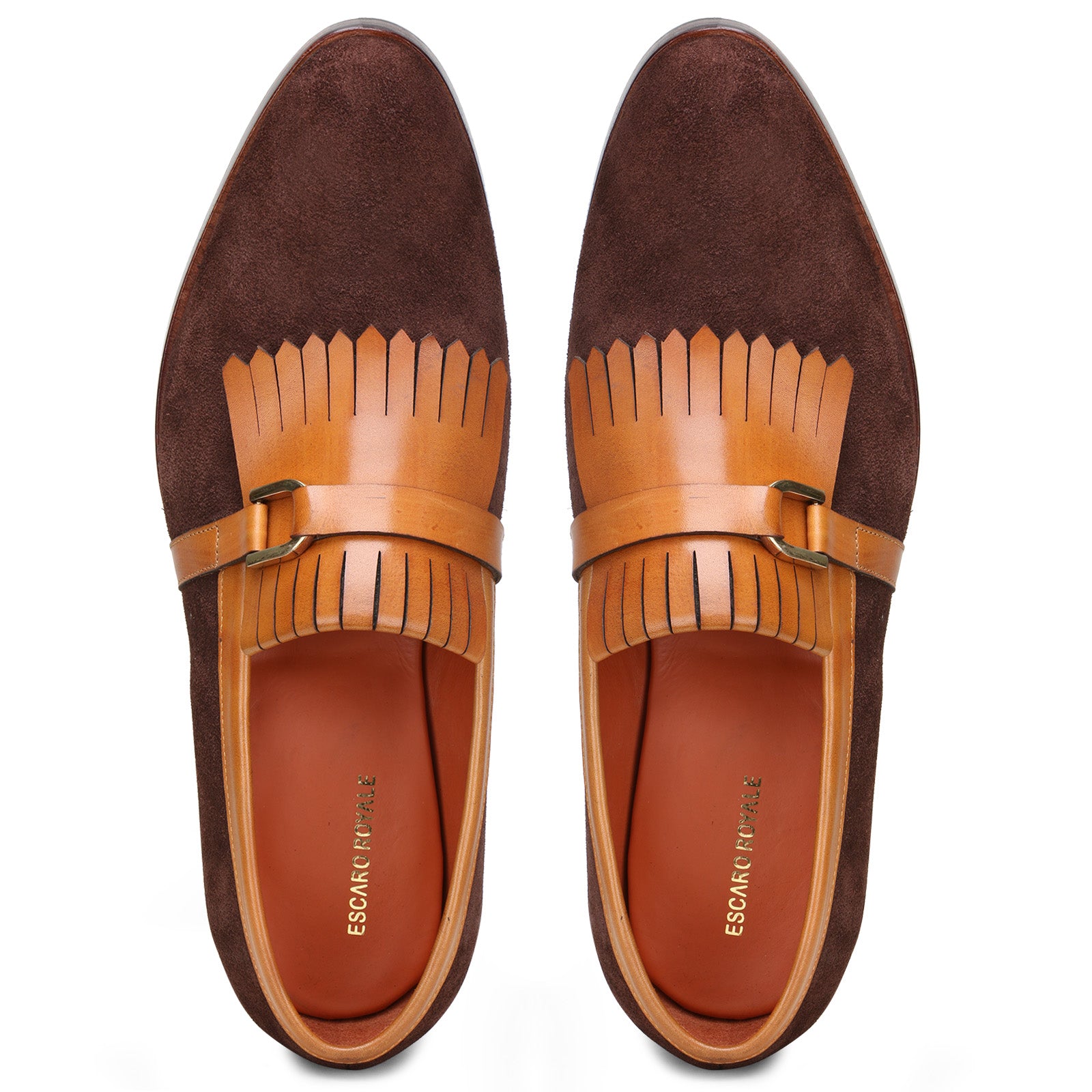 Escaro Royale Madison  Leather shoes in Brown-Tan for Men