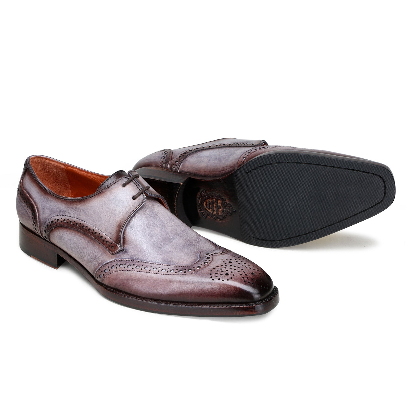 Escaro Royale Aurum Designer Derby in Gray