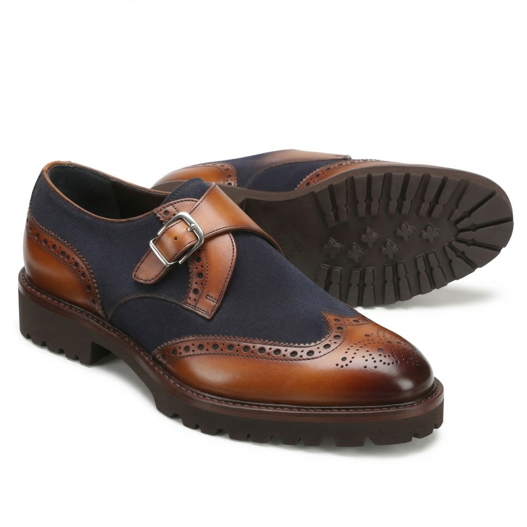 Leon Monks in Tan-Blue