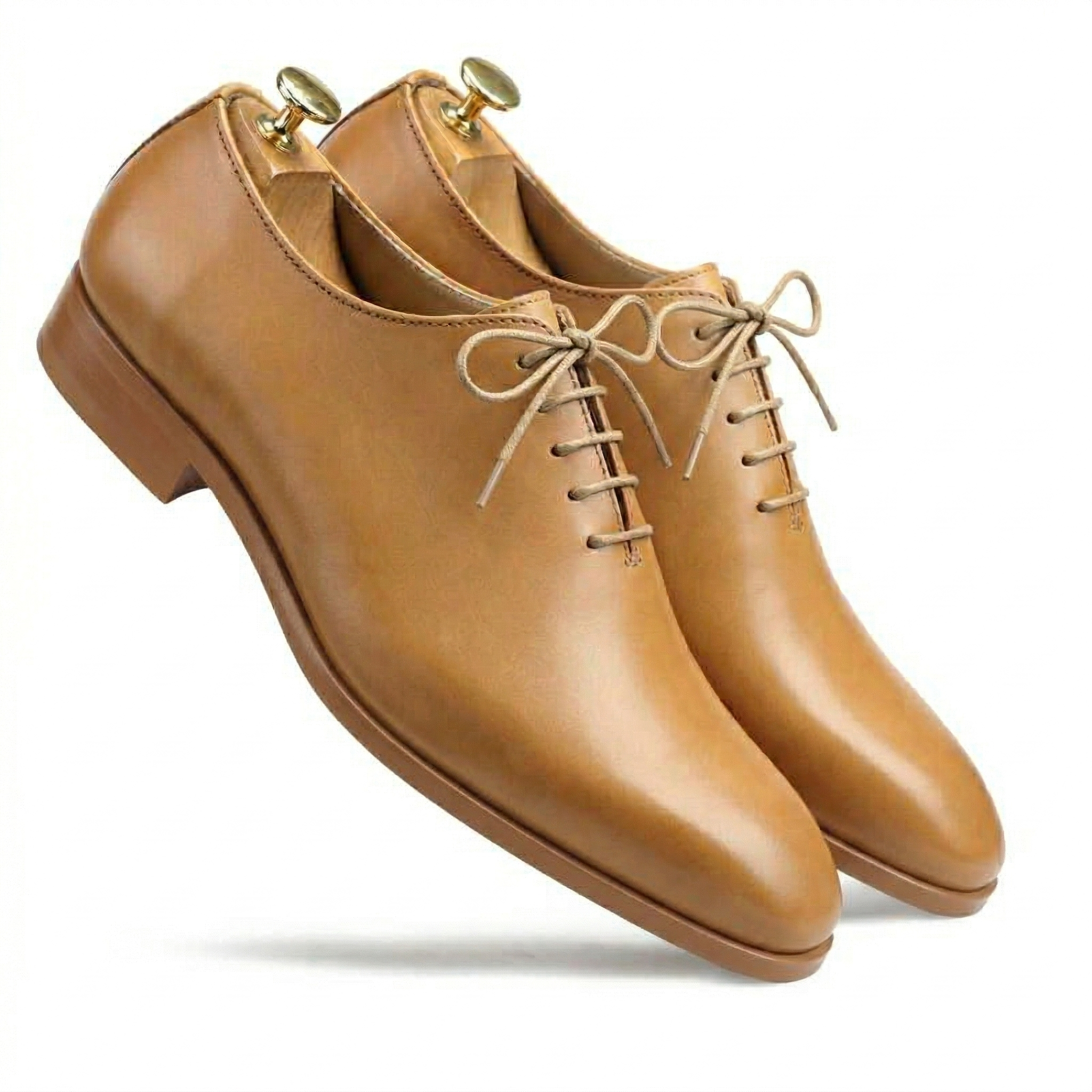 Oxar Wholecut Oxfords in Light Tan