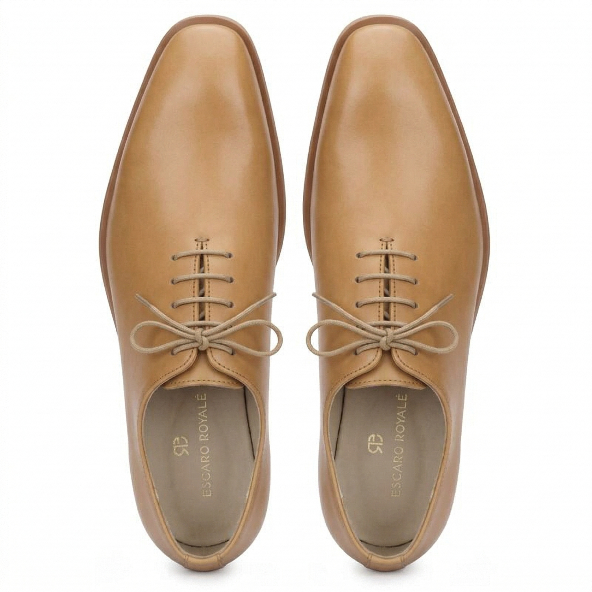 Oxar Wholecut Oxfords in Light Tan
