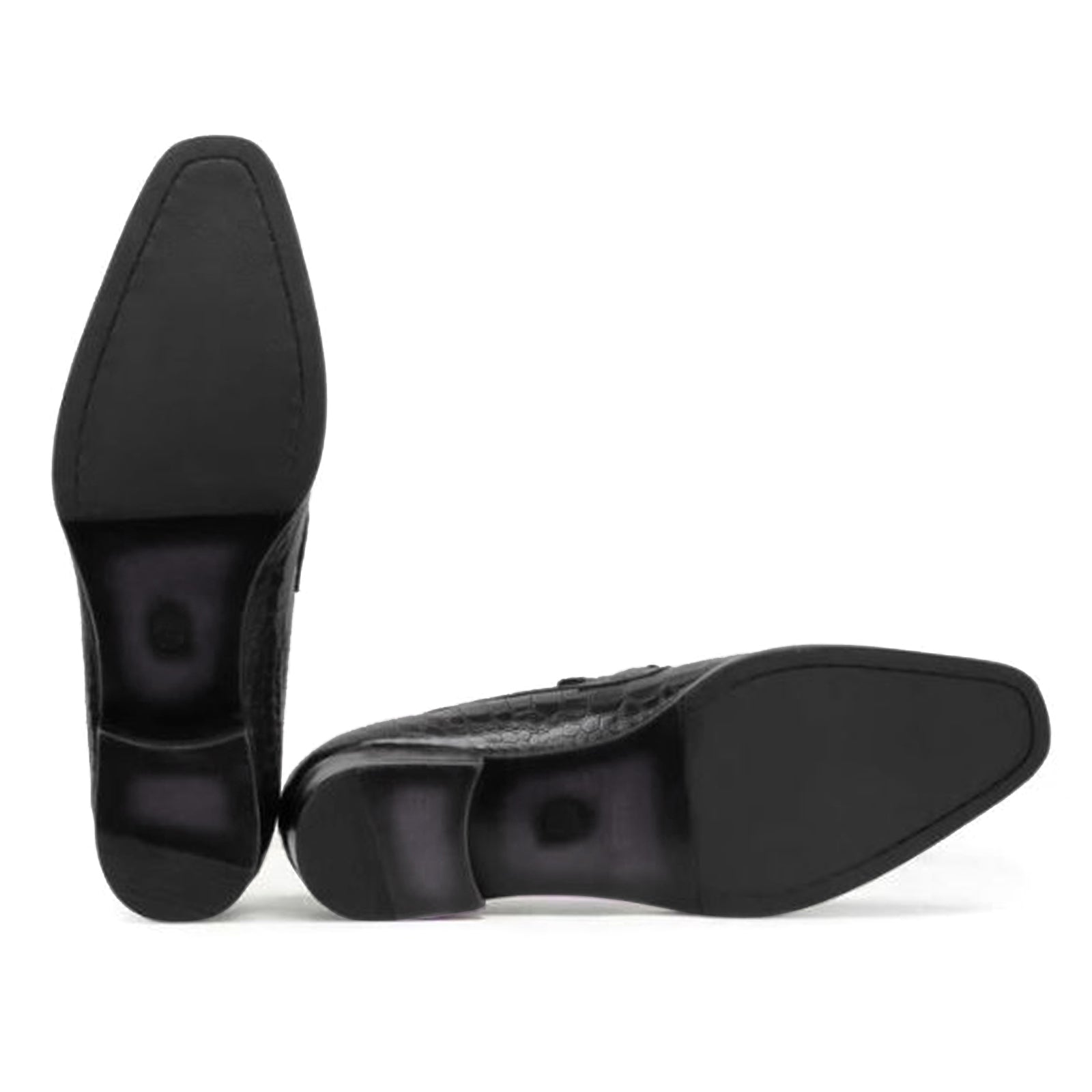 Garett Horsebit Loafers in Black