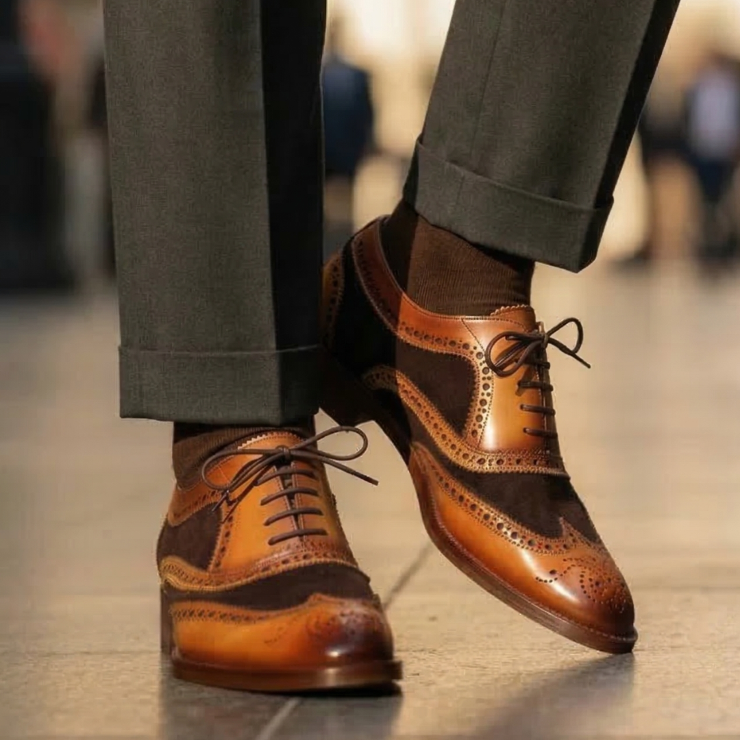 TanBrown Wingtip London Brogues