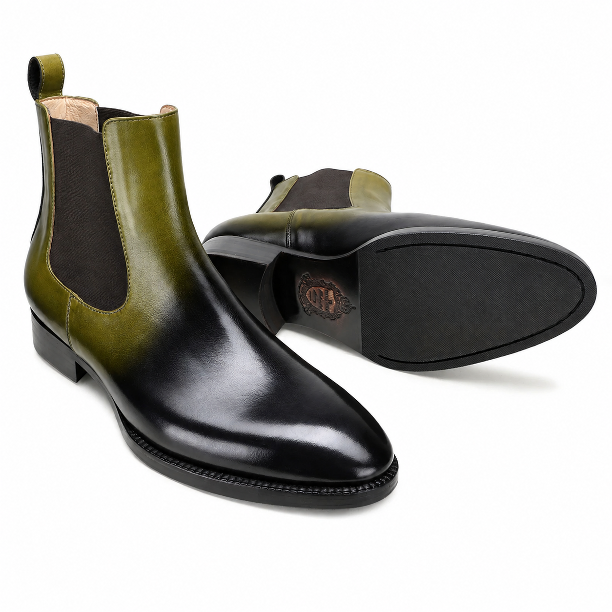 Torino Chelsea in Olive Patina